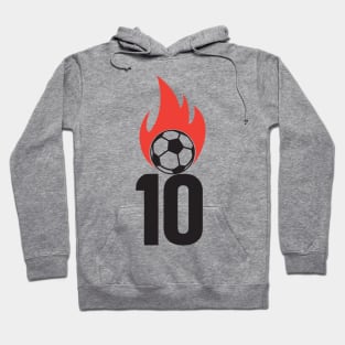 Soccer Number 10 Hoodie